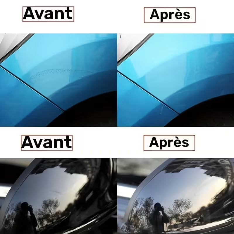 Kit d'élimination des rayures de voiture efficace pour la brillance