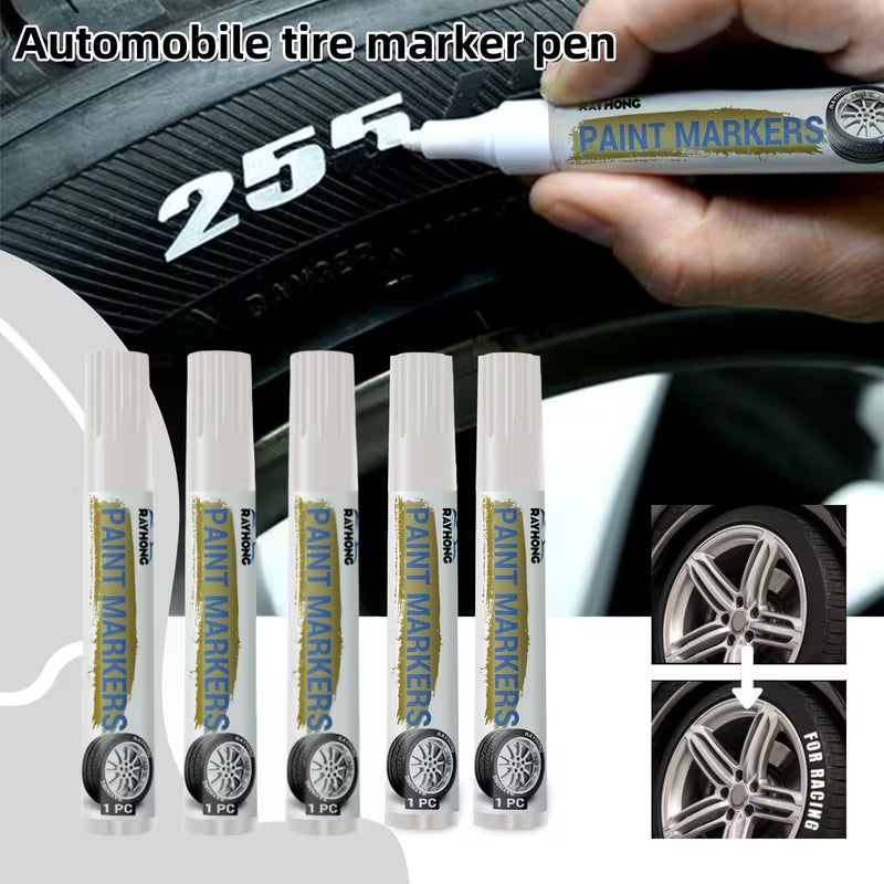 3pcs Marqueur de Pneu de Voiture à Base d'Huile Haute Qualité Imperméable à Séchage Rapide&nbsp;