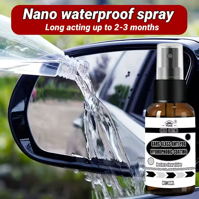 Spray Nano Imperméable pour Vitres de Voiture