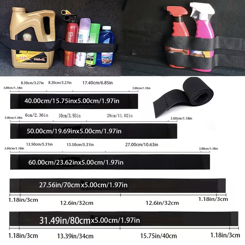 Corde de Rangement pour Coffre de Voiture pour Transporter des Objets, Organiser et Stocker