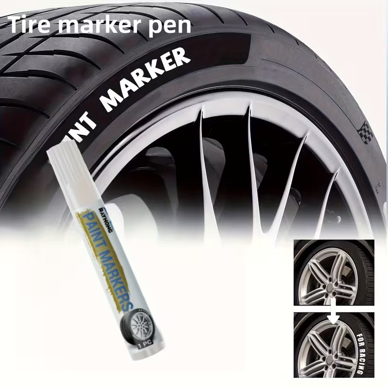 3pcs Marqueur de Pneu de Voiture à Base d'Huile Haute Qualité Imperméable à Séchage Rapide&nbsp;